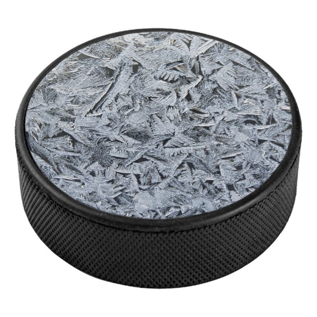 Ice Frost Kristalle Textur Bild Eishockey Puck (3/4)