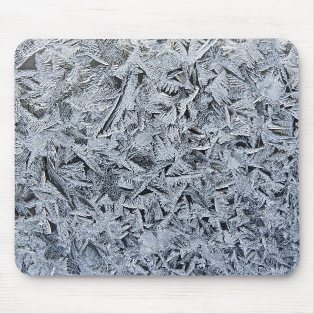 Ice Frost Kristalle Textur Bild Mousepad (Vorne)