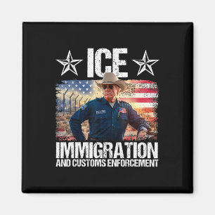 Ice Funny Trump Einwanderung und Zoll-Durchsetzung Magnet