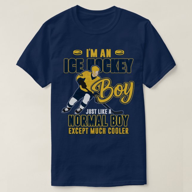 Ice Hockey Boy T-Shirt (Design vorne)