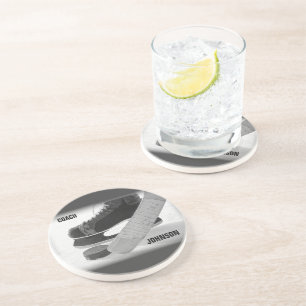 Ice Hockey Coach Vielen Dank Getränkeuntersetzer