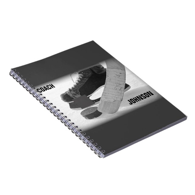 Ice Hockey Coach Vielen Dank Notizblock (Rechte Seite)