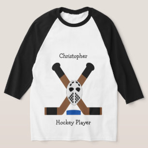 Ice Hockey Design Personalisiert T-Shirt