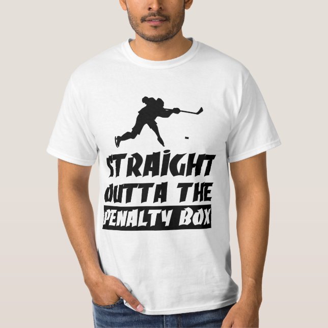 Ice Hockey Enforcer Penalty Box  T-Shirt (Vorderseite)