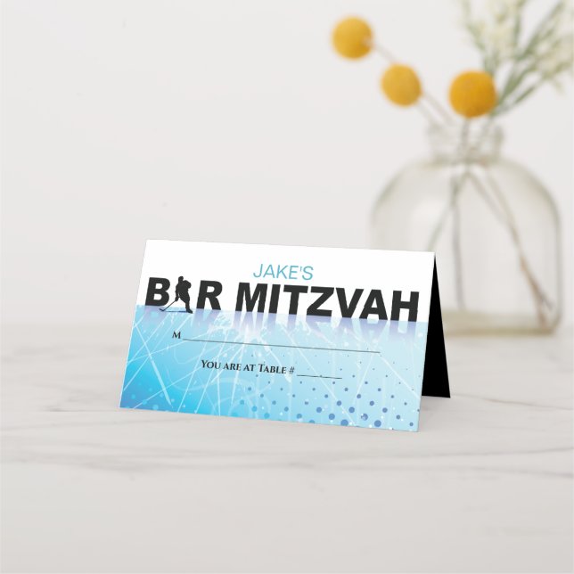 ICE HOCKEY Escort Tischnummer Sitzkarte Platzkarte (Vorderseite)