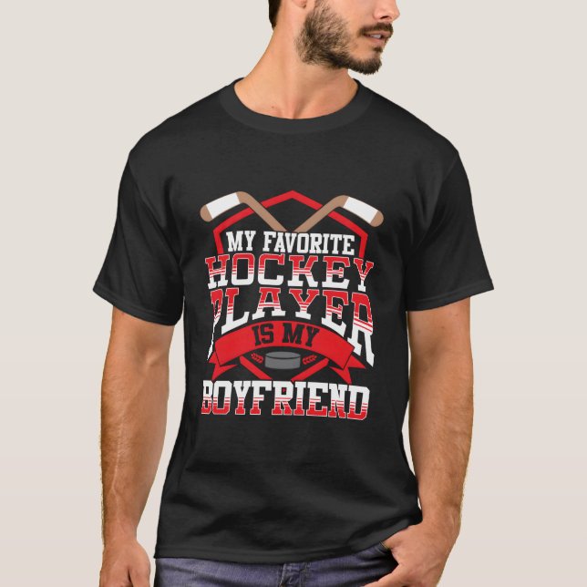 Ice Hockey Favorite Hockey Player Friend T-Shirt (Vorderseite)