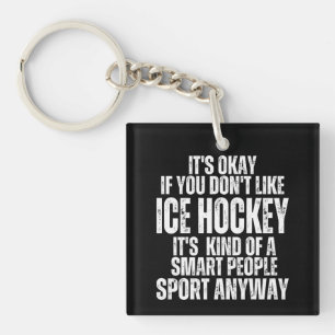ICE HOCKEY FUNNY QUOTES SCHLÜSSELANHÄNGER