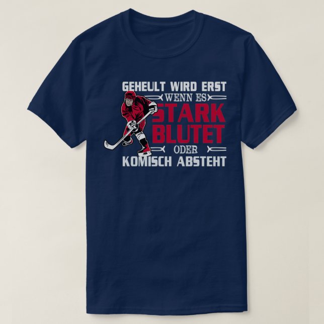Ice Hockey Funny Sprichwort T-Shirt (Design vorne)