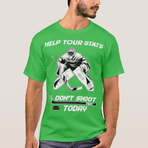 Ice Hockey Goalie Funny Keeper Team Jersey T-Shirt