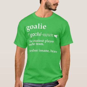 Ice Hockey Goalie Funny Keeper Team Jersey T-Shirt