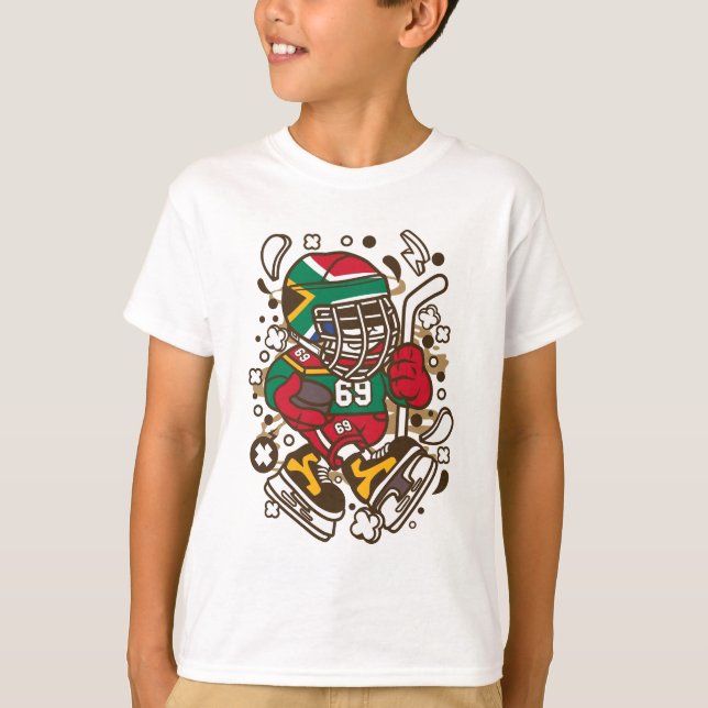 Ice Hockey Kid T-Shirt (Vorderseite)
