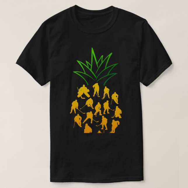 ICE HOCKEY PINEAPPLE T-Shirt (Design vorne)