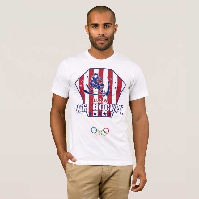 ICE HOCKEY U.S.A T-Shirt (Vorne ganz)