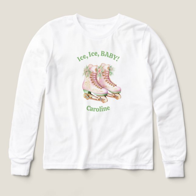 Ice Ice Baby - Figure Skating Shirt (Design Vorderseite)