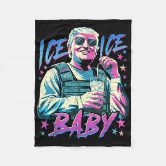 Ice Ice Baby Ice Enjoy An Ice Cold Gl Of Deportati Fleecedecke