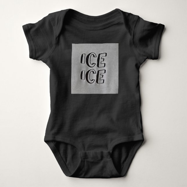 Ice Ice Baby Onezee Strampler (Vorderseite)
