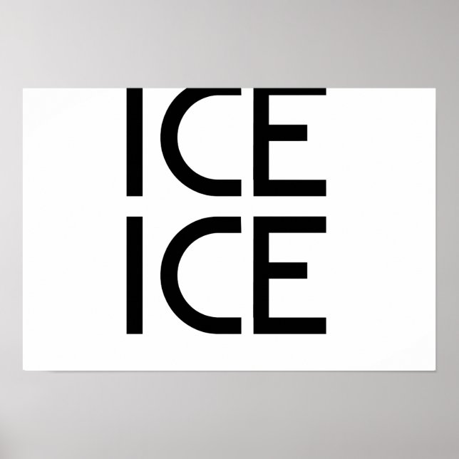 Ice Ice Baby Poster (Vorne)