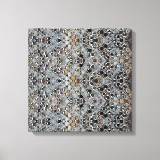 Ice Metal Fire II Gespannte Leinwanddruck