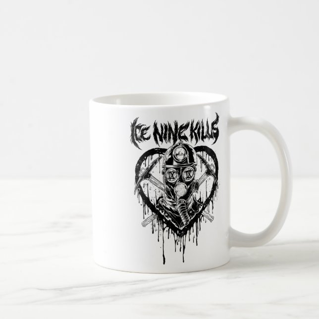 Ice Nine tötet - Valentinermaske Kaffeetasse (Rechts)