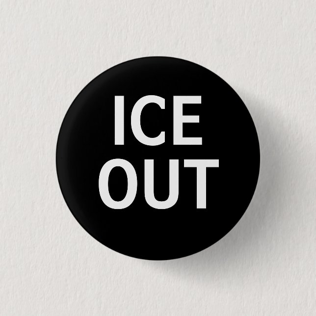 ICE OUT BUTTON (Vorderseite)