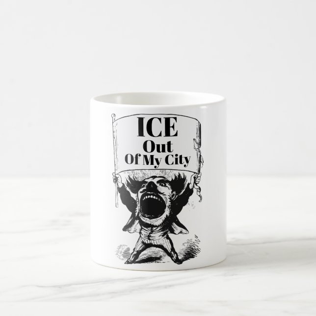 ICE Out of My City Coffee Mug Kaffeetasse (Mittel)