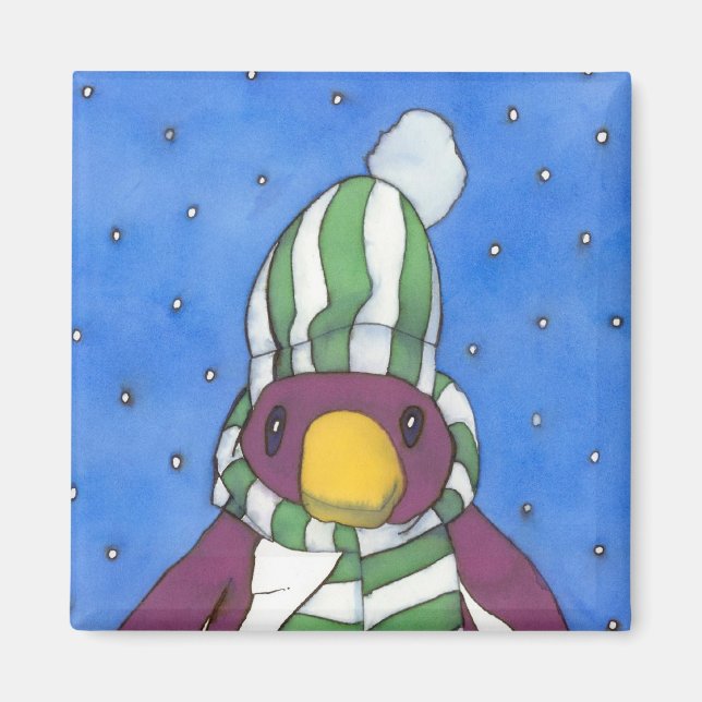 Ice Penguin Magnet (Vorne)