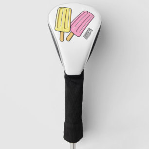 Ice Pop Cartoon Illustration Golf Headcover