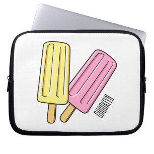 Ice Pop Cartoon Illustration Laptopschutzhülle