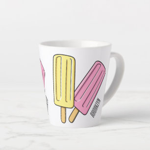 Ice Pop Cartoon Illustration Milchtasse
