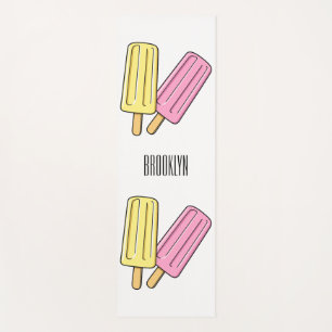 Ice Pop Cartoon Illustration Yogamatte