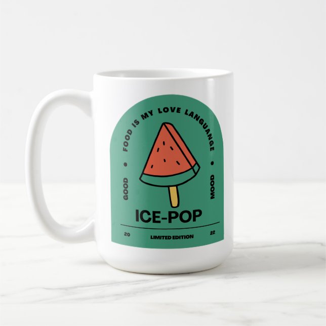 Ice Pop Food ist meine Liebe Kaffeetasse (Links)