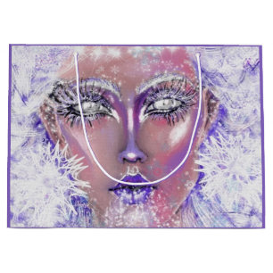 Ice Queen Gift Bag - Beautiful Große Geschenktüte