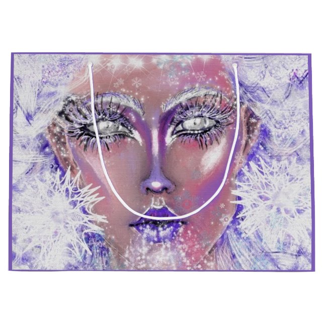 Ice Queen Gift Bag - Beautiful Große Geschenktüte (Vorderseite)