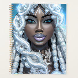 Ice Queen Melanin Women Black Girl Magic Sista Planer