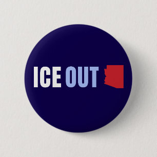 ICE Raus Arizona Anti Trump Button