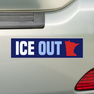 ICE raus aus Minnesota Anti-ICE-Protest Autoaufkleber