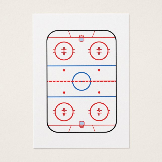 Ice Rink Diagramm Hockey Game Companion (Vorderseite)
