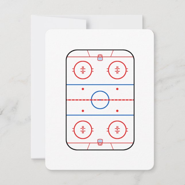 Ice Rink Diagramm Hockey Game Companion (Vorderseite)