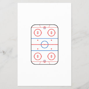 Ice Rink Diagramm Hockey Game Companion Flyer