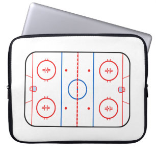 Ice Rink Diagramm Hockey Game Companion Laptopschutzhülle