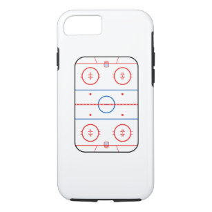 Ice Rink Diagramm Hockey Game Graphic Case-Mate iPhone Hülle
