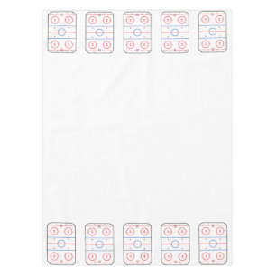 Ice Rink Diagramm Hockey Game Style Tischdecke