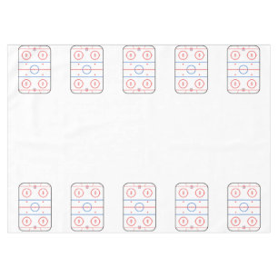 Ice Rink Diagramm Hockey Game Style Tischdecke