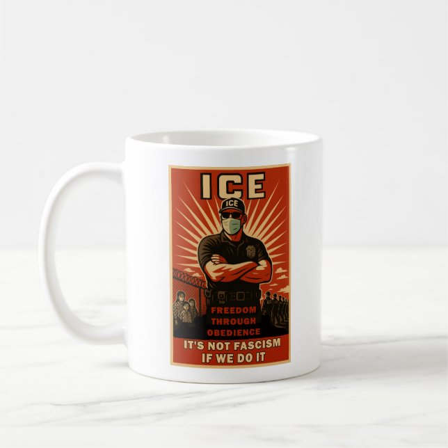 ICE satire - Mug Kaffeetasse (Links)