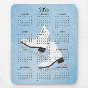 Ice-Skate - Design-Kalender 2025 Mousepad