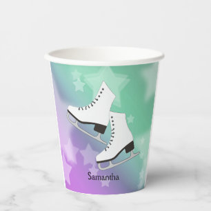 Ice-Skate gestalten Papiercup Pappbecher