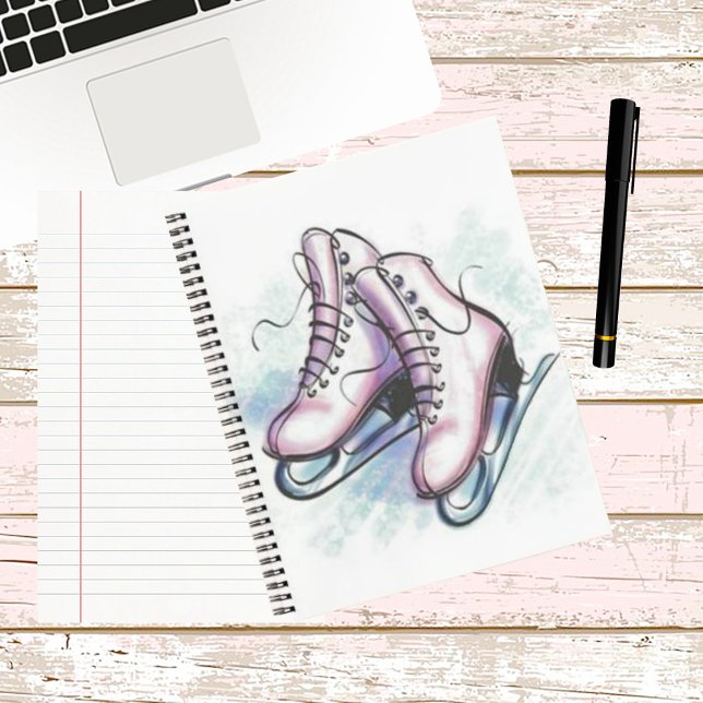 Ice Skate Notebook Notizbuch (Von Creator hochgeladen)