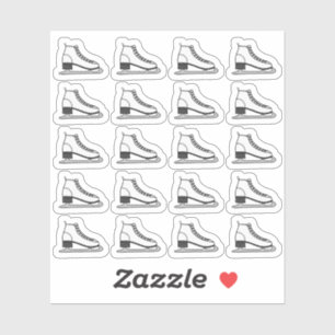 Ice Skate startet Abbildung Skaten Ice Hockey Plan Aufkleber