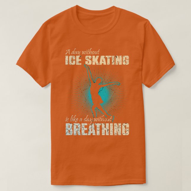 Ice Skaten 6 T-Shirt (Design vorne)