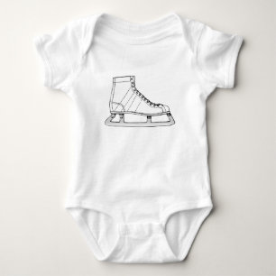 Ice-Skaten-Abbildung-Skaten Baby Strampler